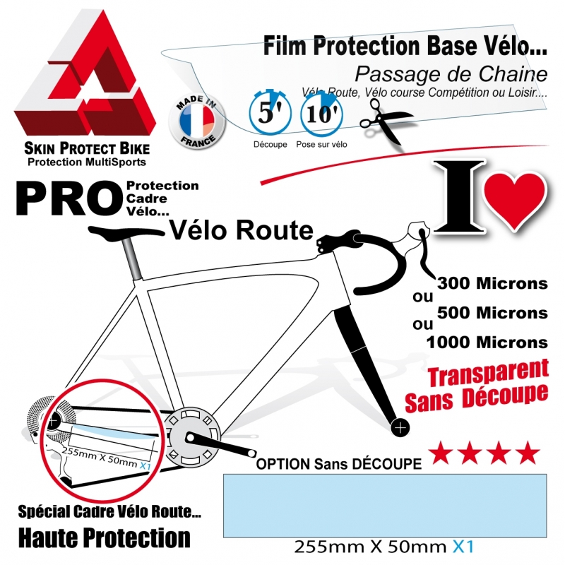 Protection de cadre vélo route et VTT 🚴 → Rêve de Vélo