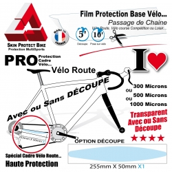 Protection transparente pour cadre de vélo carbone - Pack M