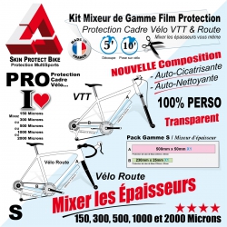 Mixeur de Gamme S personnalisable Protection cadre Vélo VTT et Route