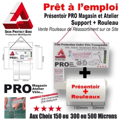 Présentoir PRO + Rouleau Film de Protection Cadre