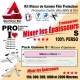 Protection cadre BMX Dirt Mixeur de Gamme S personnalisable 