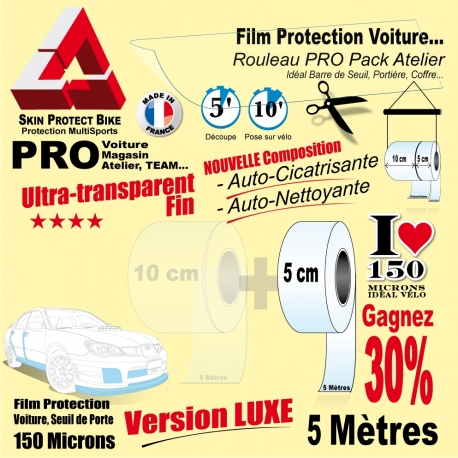 Rouleau Film Protection cadre Vélo Polyuréthane PRO Auto cicatrisant