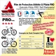 Film Protection Vélo Athlète Cycliste et Vététiste