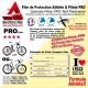 Film Protection Vélo Athlète Cycliste et Vététiste