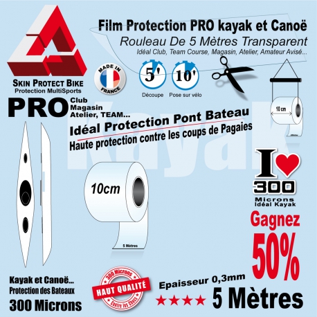 Rouleau Film Protection Kayak 300 et 500 Microns Pack Atelier 