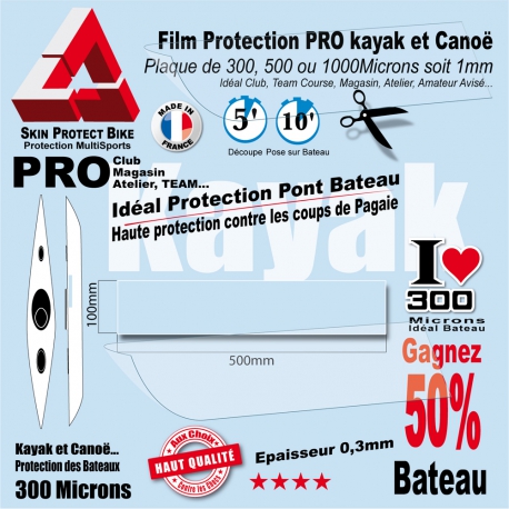 Plaque Film Protection Kayak Protection Coque