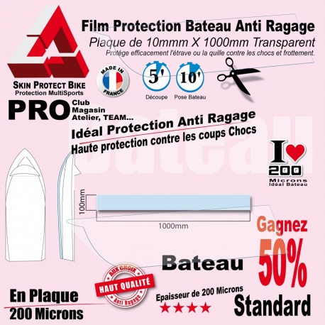 Bande Anti Ragage transparent pour Bateau