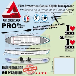 Protection Proue Kayak  Coque Transparente Film Protection Coque