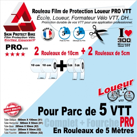 Rouleau Film Protection VTT Loueur Éducateur École Stage
