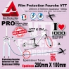 Film Protection Fourche VTT PRO en Plaque 1000µ