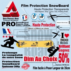 Film Protection SnowBoard et Board 300 Microns