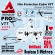 Rouleau Film Protection cadre VTT PRO 300 Microns en rouleau mat ou brillant