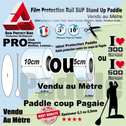 Film Bande Protection Rail SUP Saver Stand Up Paddle au mètre