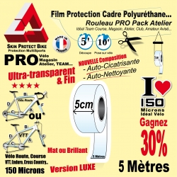 Rouleau Film Protection PRO cadre Polyuréthane Auto cicatrisant