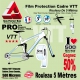 Rouleau Film Protection cadre VTT 500 Microns 5cm en rouleau PRO Brillant