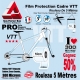 Rouleau Film Protection cadre VTT 300 Microns 10cm en rouleau PRO Mat ou Brillant