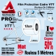 Rouleau Film Protection cadre VTT 300 Microns 10cm en rouleau PRO Mat ou Brillant