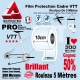 Rouleau Film Protection cadre VTT 300 Microns 10cm en rouleau PRO Mat ou Brillant