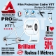 Rouleau Film Protection cadre VTT 300 Microns 7cm en rouleau PRO Mat ou Brillant