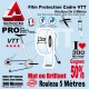 Rouleau Film Protection cadre VTT 300 Microns 2,5cm en rouleau PRO Mat ou Brillant