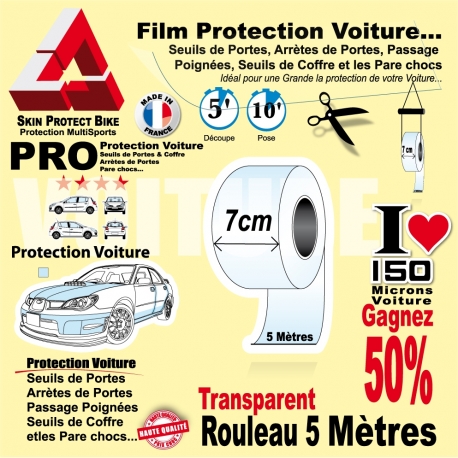 Autocollant Transparent Pour Protection De Bord De Porte De