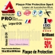 Plaque Film protection 60cm 150 300 ou 500 microns VTT