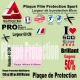 Plaque Film protection 60cm 150 300 ou 500 microns VTT