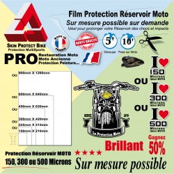 Film de Protection Réservoir Moto Tank Pad Protection chocs et impacts