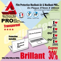 Film Protection MacBook Air et MacBook Pro contre Pare chocs et Impact