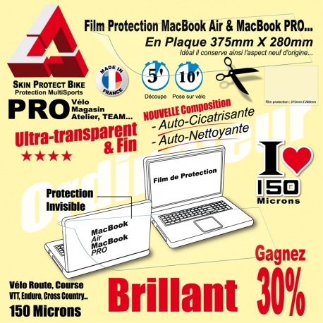 Film Protection MacBook Air et MacBook Pro contre Pare chocs et Impact