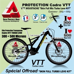 Kit Film Protection cadre TURBO LEVO VTT Complet 2 épaisseurs