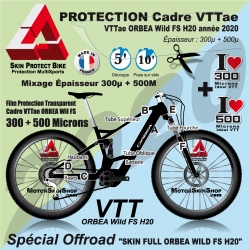 Kit Film PROTECTION ORBEA Wild FS H20 VTTae 2020 Cadre VTTae Complet cadre VTT