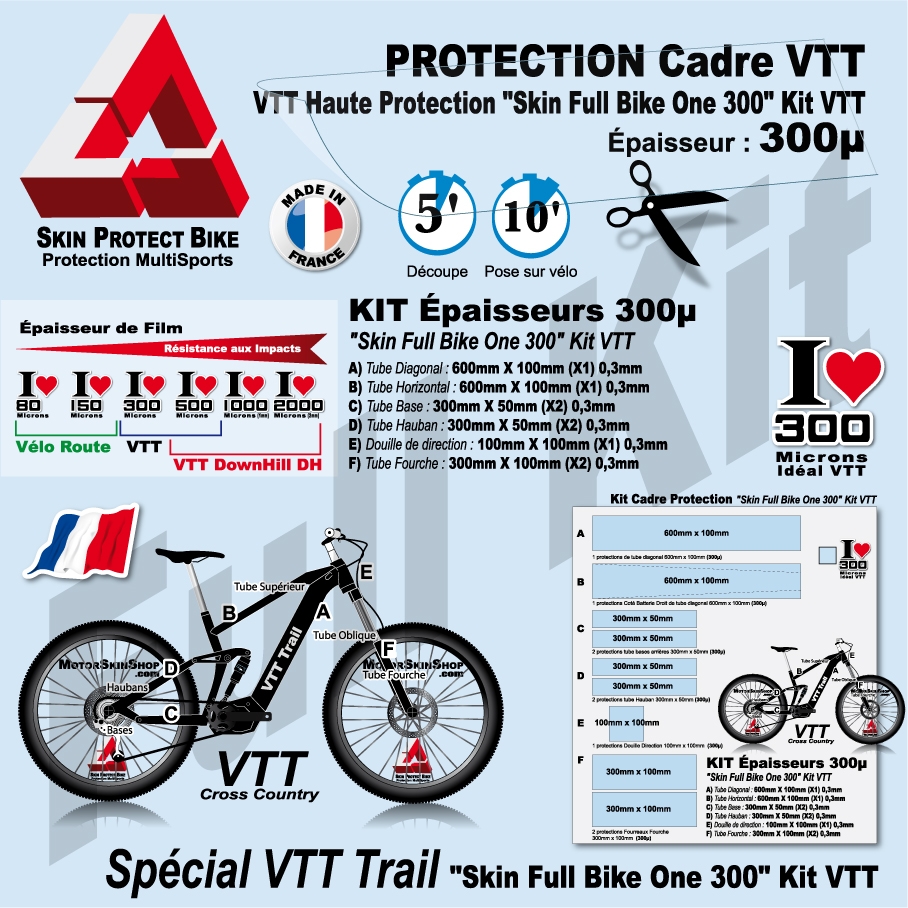 Protection de cadre pour tube supérieur de vélo 🤠