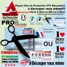 Planche Film Protection VTT à découper soi même 300 et 500 Microns