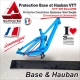 Protection Base et Hauban VTT DH DownHill 3mm d'épaisseur haute densité