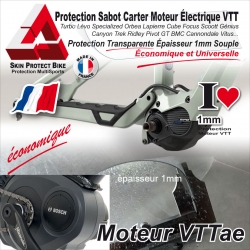 Protection Moteur Électrique VTT Sabot Carter 1mm Transparent