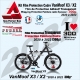 Kit Film Protection Cadre VanMoof X3 / X2 Protection Peinture cadre Épaisseur 300µ Wrapping 2020 à 2022