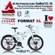 Kit Film Protection Cadre VanMoof X3 / X2 Protection cadre Peinture 300µ