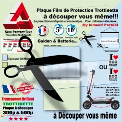 Planche Film Protection VTT Musculaire Universelle à découper soi même 300 et 500 Microns