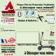 Planche Film Protection Trottinette Universelle à découper soi même 300 et 500 Microns
