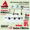 Rouleau Film Protection Transparent Cadre Trottinette électrique 500 Microns en rouleau loueur et location