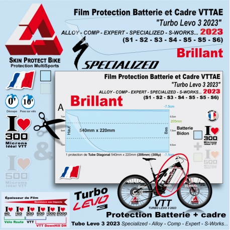 Film Protection Batterie Cadre VTTAE Turbo Levo 3 2023