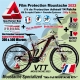 Kit Film Protection VTT MOUSTACHE 2023 Complet 2 épaisseurs cadre VTT