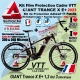Kit Film Protection Cadre VTT GIANT Trance X E+ 2023 2 épaisseurs cadre VTT