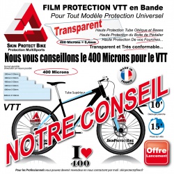 Notre Conseil Bande Film de Protection VTT Universel 400 Microns
