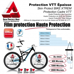 Film de Protection VTT épaisseur aux choix en Bande