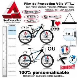 Film de Protection unitaire 400 Microns 10cm de large économique