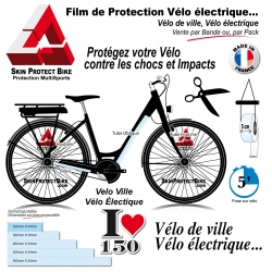 Film de Protection cadre Vélo Ville et Vélo électrique en Bande