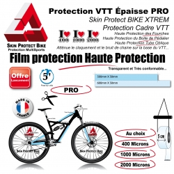 Film de Protection VTT épaisseur aux choix en Bande