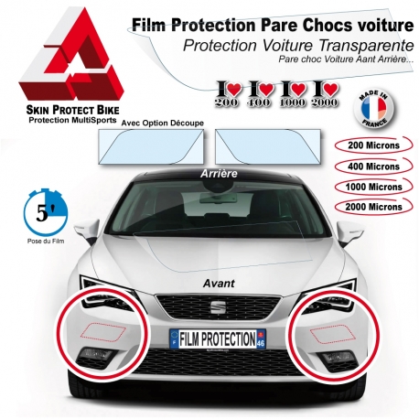 Films De Protection Du Parechocs Arriere Transparents - Accessoire  compatible 269 Kia